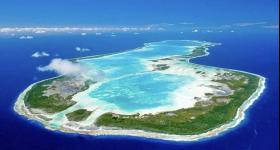 Zu verkaufen Manuhangi Atoll mit seiner privaten Lagune und rosa Sandstränden