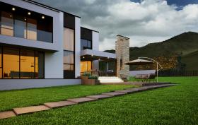 Schönes Haus zum Verkauf mit geräumiger Terrasse und Garten in Arcat Bereich