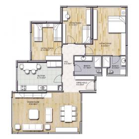 171 m2 Wohnung in Luxusresidenz