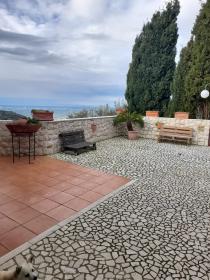 Villa mit Blick auf Sonnino und die umliegenden Dörfer