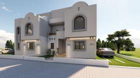 Villa zu verkaufen – Dachterrasse mit freiem Blick auf den Golfplatz von Hammamet
