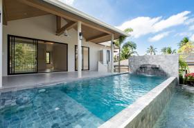 Hervorragende, neu möblierte Villa mit Pool in Bophut – 3 Suiten – einfach zu mieten