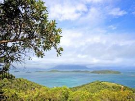 Mayotte Insel in einer der größten Lagune der Welt. Wohnanlage les Courols - Hanjagua