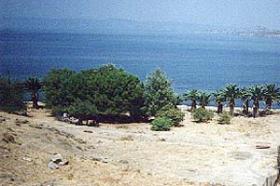 Schönes Land am Meer