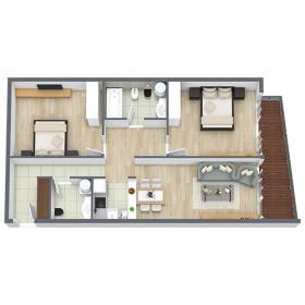 Wohnung in Soho City Montenegro 250 Meter vom Meer entfernt