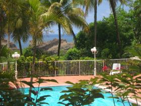 Haus in Martinique mit Blick auf das Meer